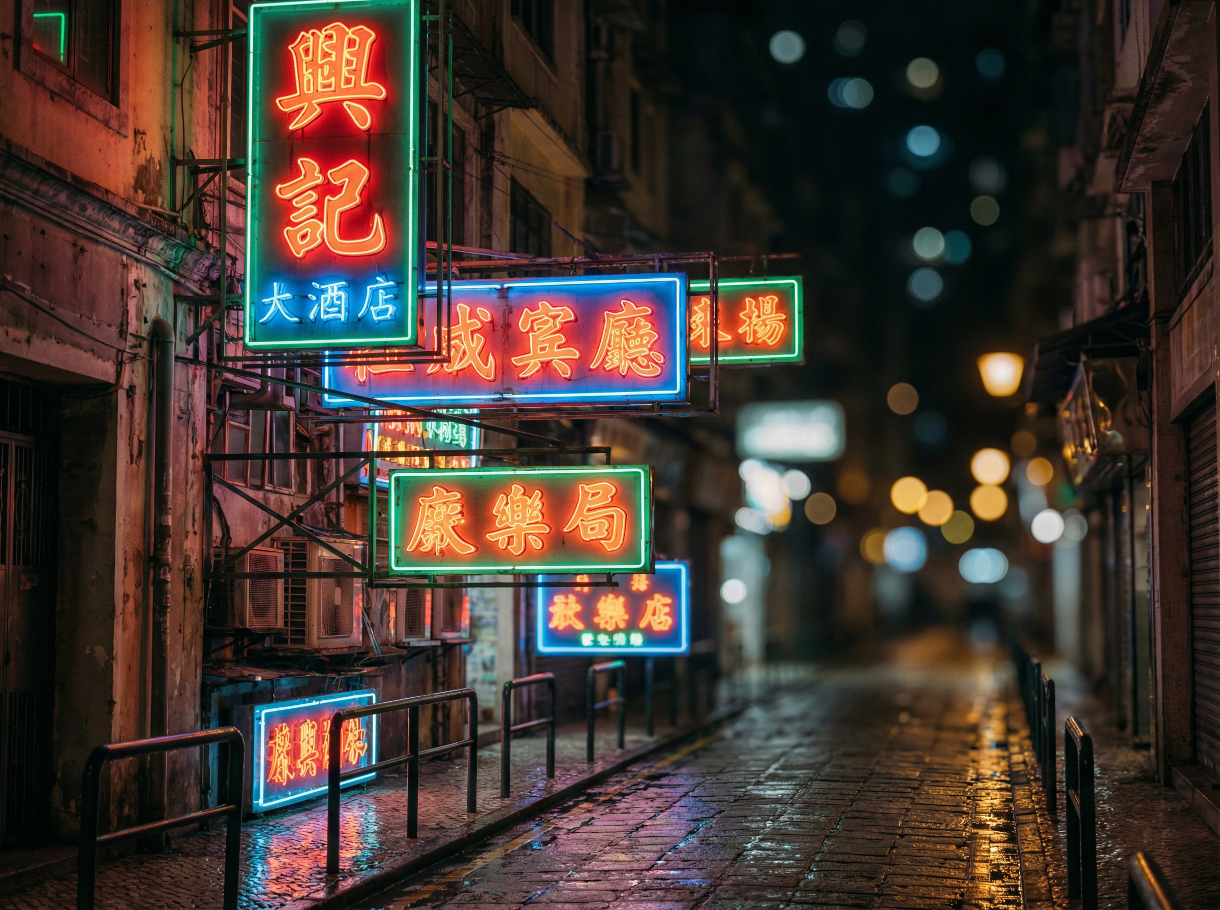 云顶娱乐 - 霓虹灯招牌特写