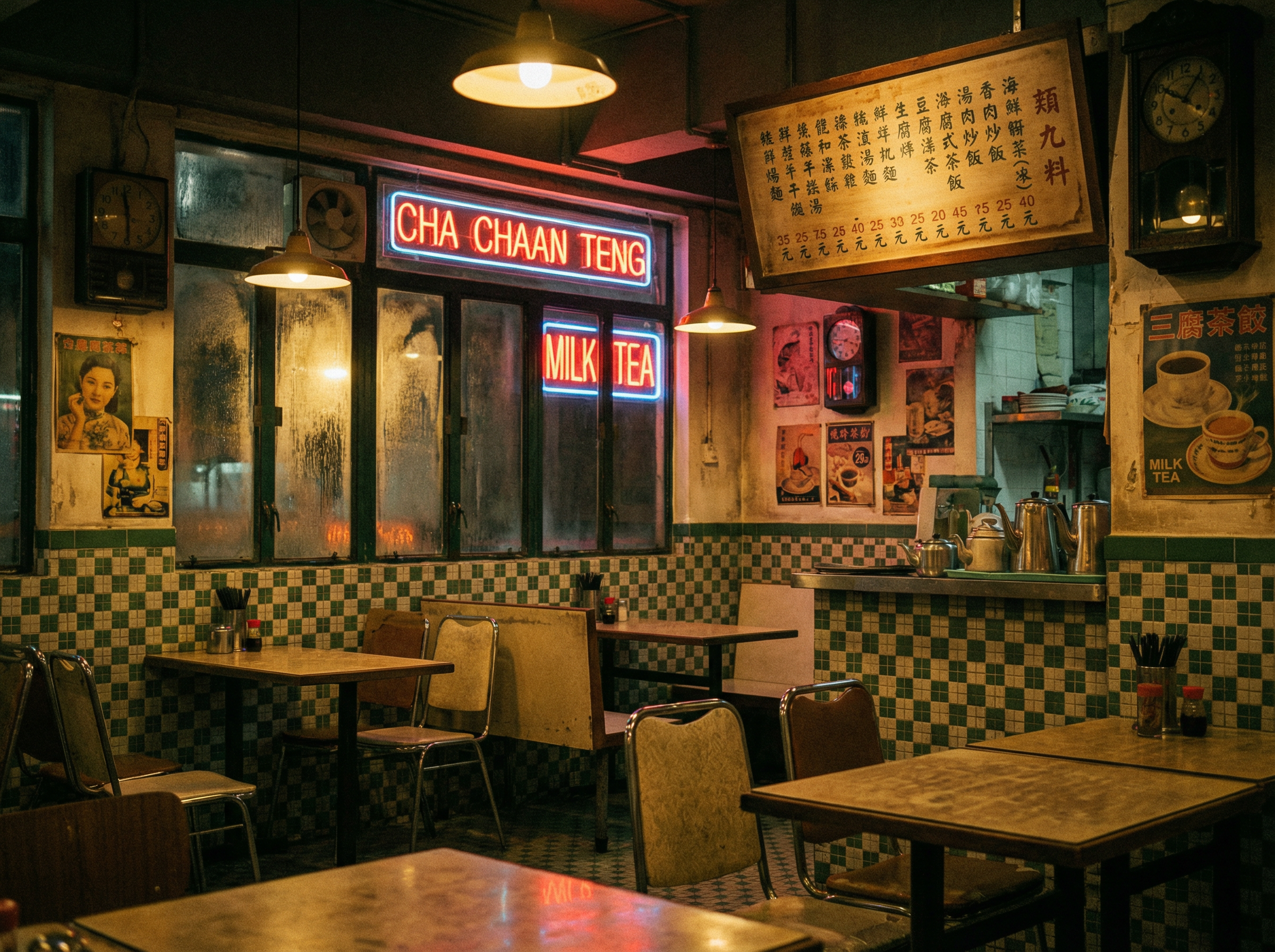 云顶娱乐 - 港式茶餐厅内部场景